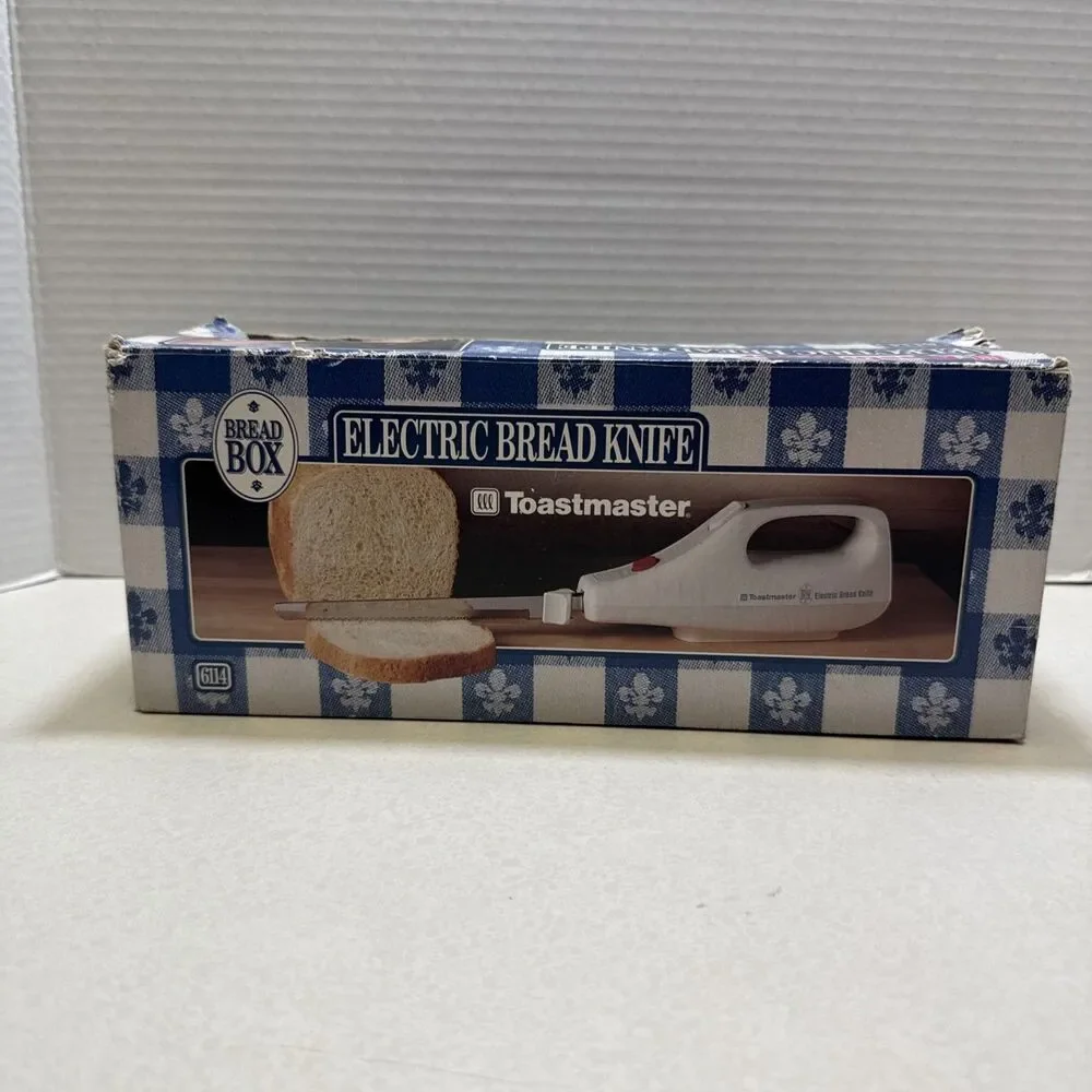 VINTAGE TOASTMASTER ELECTRIC KNIFE MODEL 61114 WORKS  - Use & Care Guide Incl.